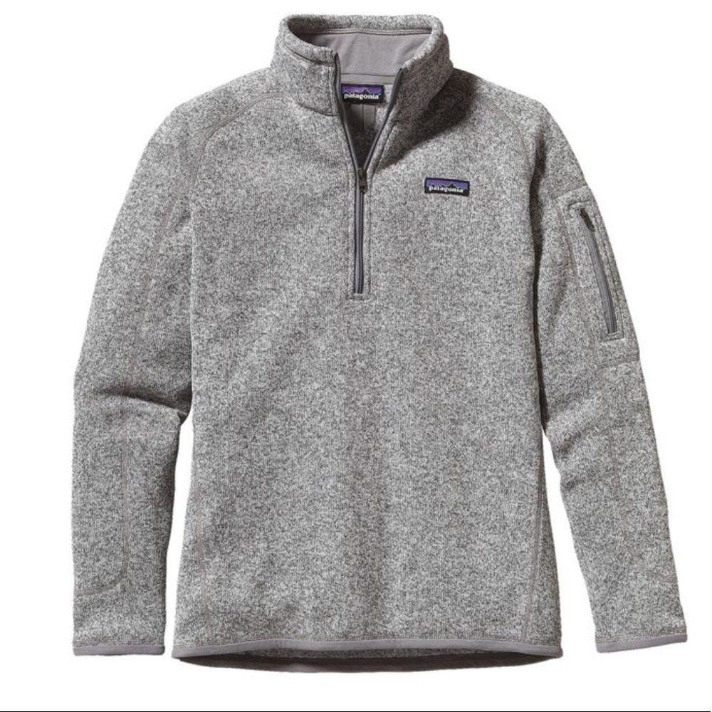 Grey quarter zip